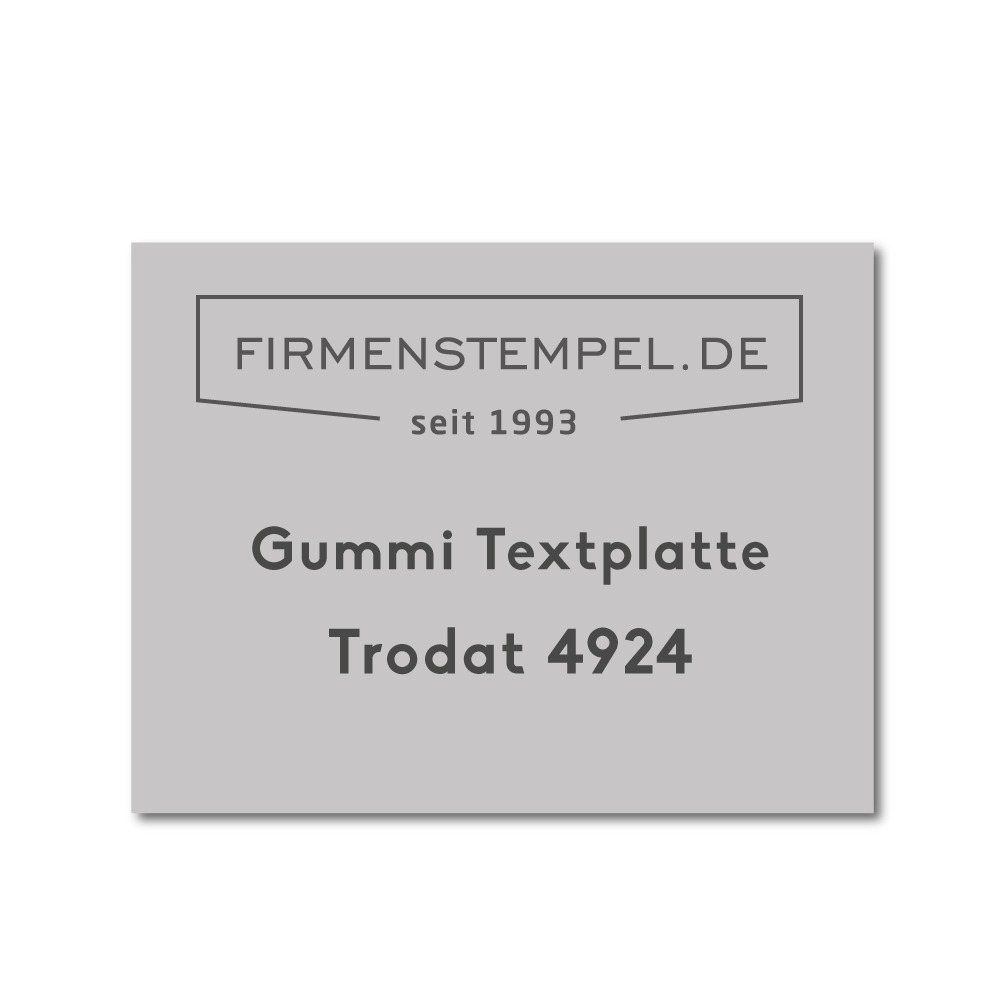 Textplatte 4924