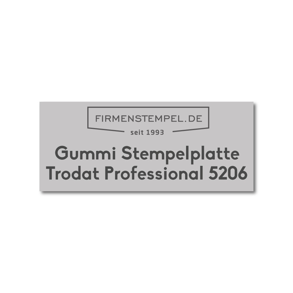 Trodat Professional Stempelplatte 5206