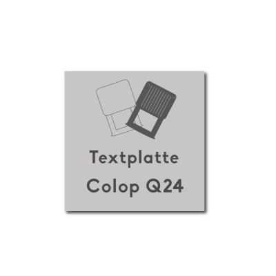 Textplatte Colop Printer q24