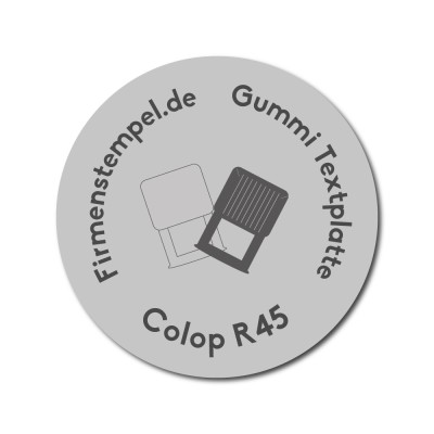 Textplatte Colop Printer r45