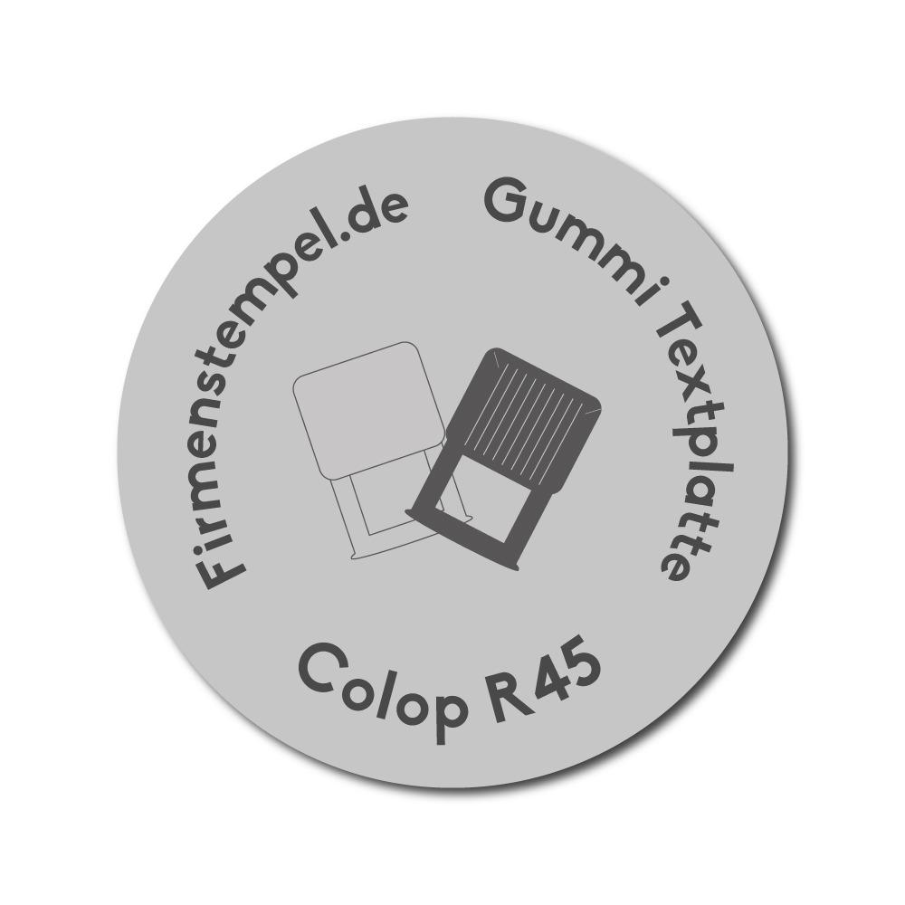 Textplatte Colop Printer r45