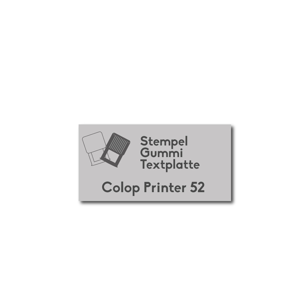 Textplatte Colop printer 52