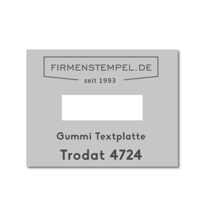 Textplatte 4724