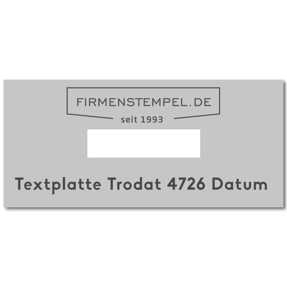 Textplatte 4726