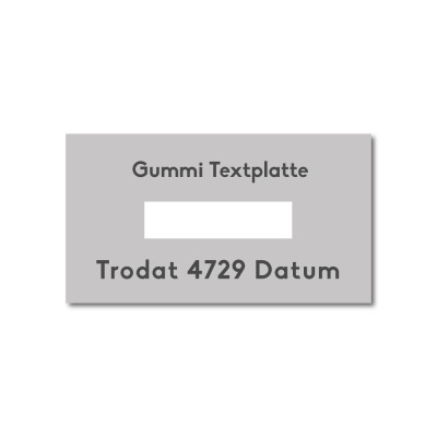 Textplatte 4729