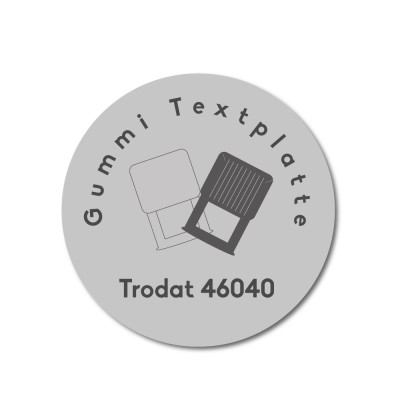 Trodat Textplatte 46040