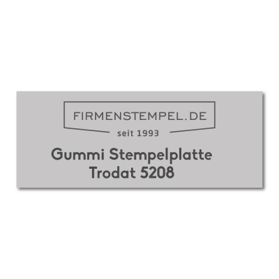 Trodat Stempelplatte 5208