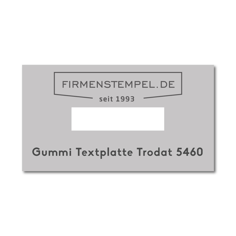 Trodat Stempelplatte 5460