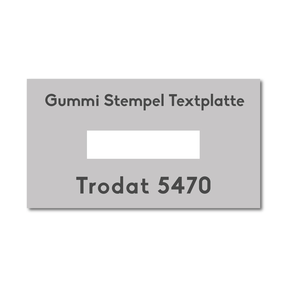 Trodat Stempelplatte 5470