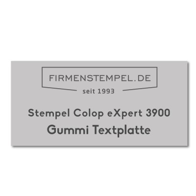 Textplatte Colop Classic 3900