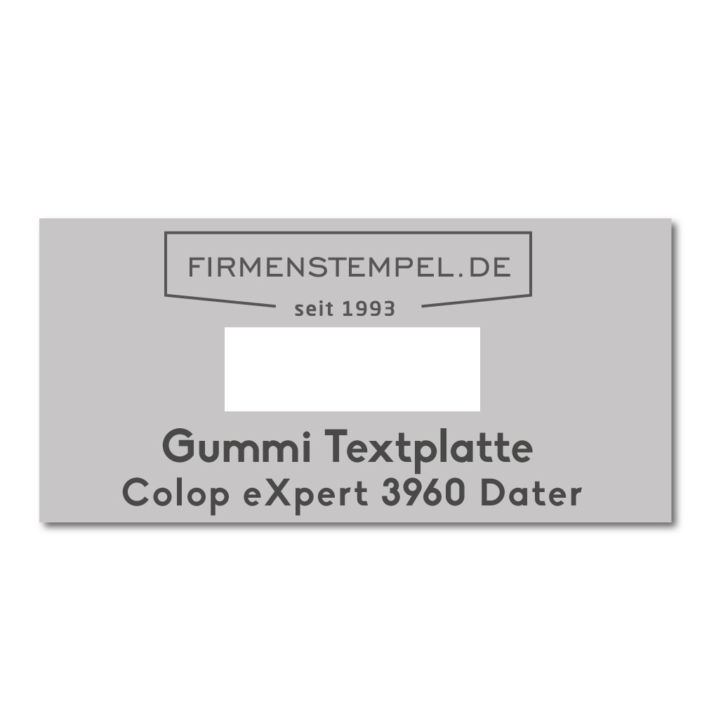 Textplatte Colop Classic 3960