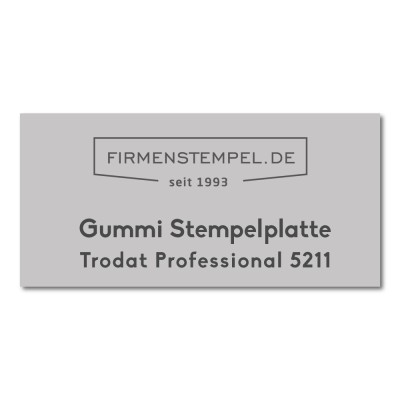 Trodat Professional Stempelplatte 5211