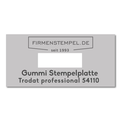 Trodat Stempelplatte 54110