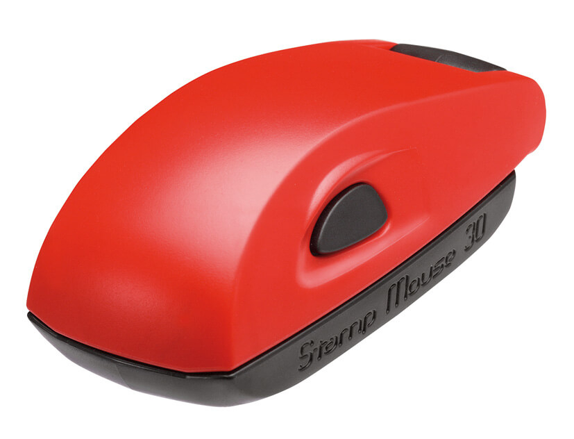 Stamp Mouse R30 rot