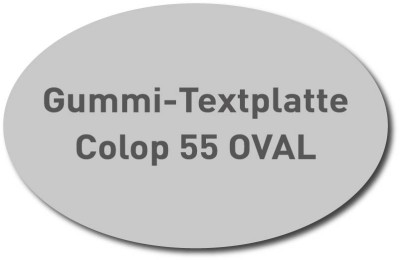 Textplatte Colop Printer 55 Oval
