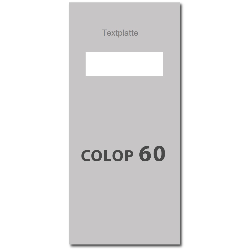 Textplatte Colop Printer 60 DH