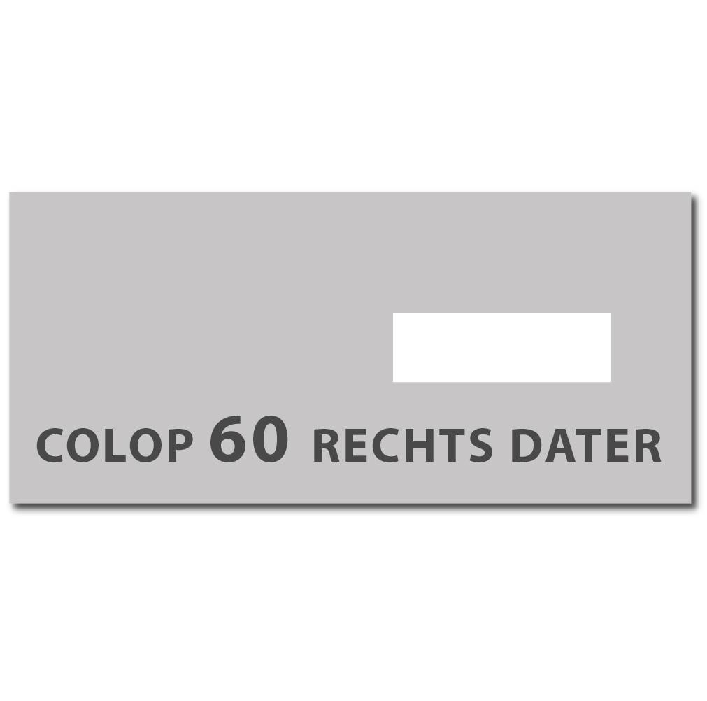 Ersatzplatte für Colop Printer 60 Datumstempel rechts