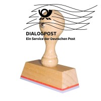 Holzstempel Dialogpost Stempel 55x25mm