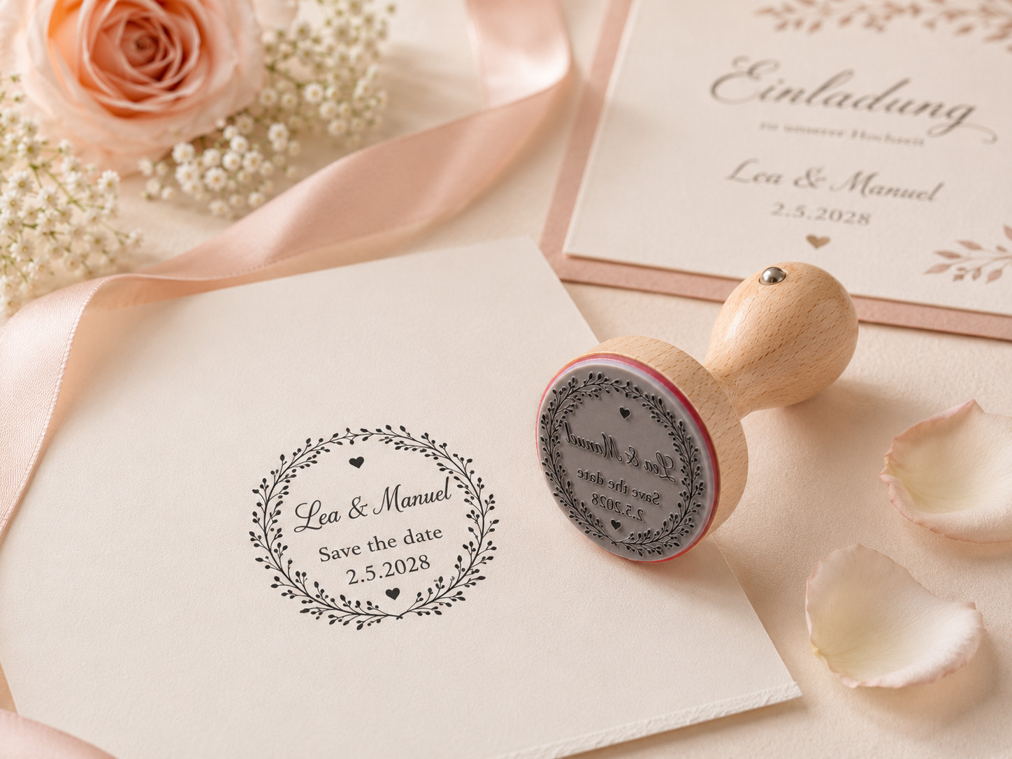Stempel Hochzeit save the date
