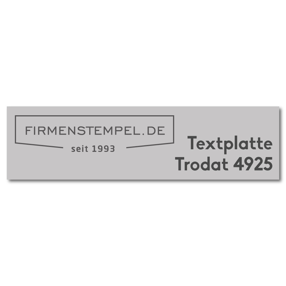 Textplatte 4925