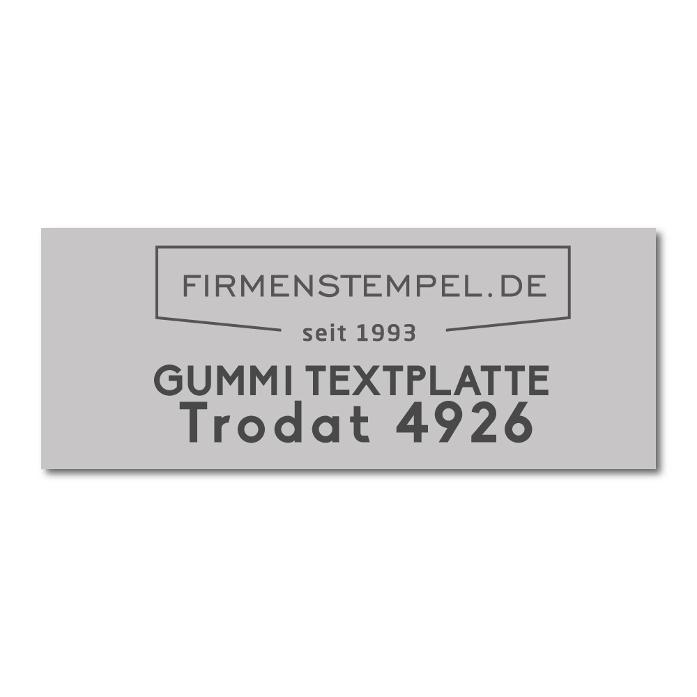 Textplatte 4926