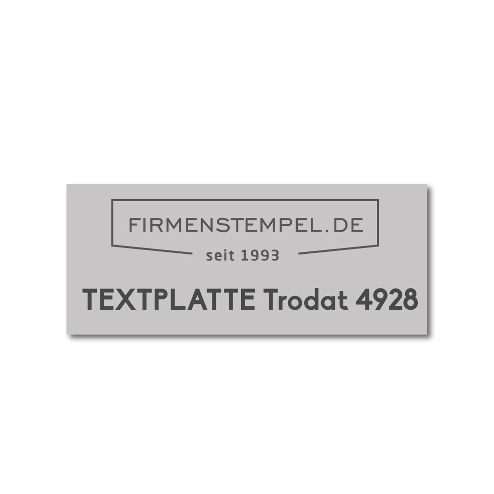 Textplatte 4928