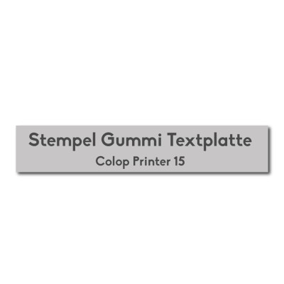 Textplatte Colop printer 15