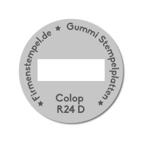 Textplatte Colop Printer r24 Datum