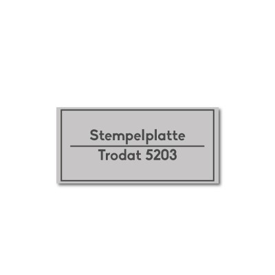 Trodat Stempelplatte 5203