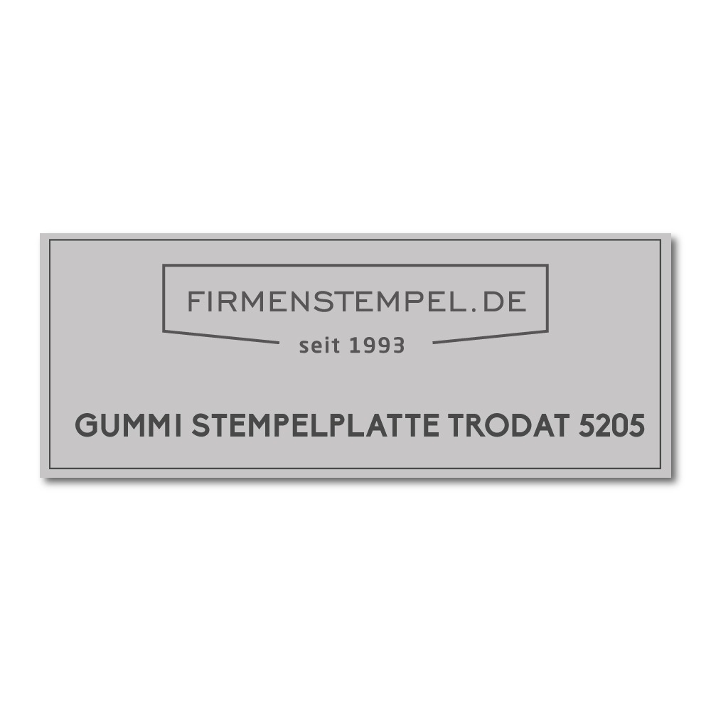 Stempelplatte Trodat 5205