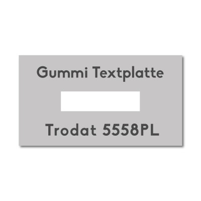 Trodat Stempelplatte 5558/PL