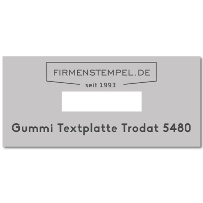 Trodat Stempelplatte 5480